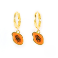 wholesale S925 Sterling Silver Enamel Fruit Drop Earrings, Fashionable And Creative European And American Hot-sale Earrings-0-5