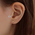 wholesale S925 Sterling Silver Set Of 3 Ins-style Mini Stud Earrings With Inlaid Zircons,-0-2
