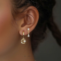 wholesale S925 Sterling Silver Star Moon Drop Zircon Earrings For Women,-0-2