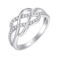 wholesale Sterling silver S925 textured twisted rope design ring-0-0