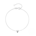 wholesale 925 Sterling Silver Heart-shaped Polished Daily Wear Bracelet For Women, Korean Simple Style-0-4