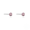 wholesale S925 Sterling Silver Small Elegant Colorful Zircon Stud Earrings For Daily Wear And Ear Care-0-7