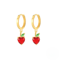 wholesale S925 Sterling Silver Mini Tropical Fruit Earrings, A Best-selling Creative Minimalist Design-0-5