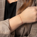 wholesale S925 Sterling Silver Single Zircon Red String Bracelet For Women, Viral Tiktok Good Luck Jewelry-0-2