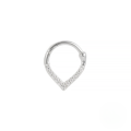 wholesale S925 Sterling Silver Rhinestone Nose Ring, Cross-border Hot-selling Single Stud Ear Cartilage Piercing-0-4