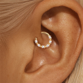 wholesale S925 Sterling Silver Minimalist Zircon Geometric Rhinestone Ear Cuff, Nose Ring-0-2