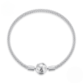 wholesale S925 sterling silver, platinum-plated classic star-moon bracelet, fashionable women's accessory-0-0