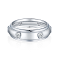 wholesale S925 sterling silver cz simulated diamond full-heart design ring for women-0-4