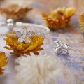 wholesale Metal S925 Silver Fresh Flower Silicone Beads Australian Opal Loose Beads Wholesale-0-3