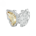 wholesale S925 silver ginkgo leaf butterfly beaded bracelet, versatile charm beads-0-4
