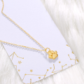 wholesale 925 Sterling Silver, Plated With White Gold Plated, Minimalist, Cute, Girl-next-door Style Cat Paw Or Dog Paw Necklace-0-3