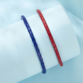 wholesale 925 Sterling Silver Gold Plated Braided Leather Bracelet Engraved Ball Charm For Women Men-0-1