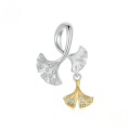 wholesale Metal Ginkgo & Maple leaf beads for autumn series bracelet charms kit-0-0