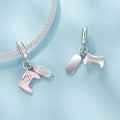 wholesale S925 sterling silver novelty game machine pendant charms beads jewelry accessories-0-1