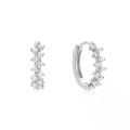 wholesale 925 Sterling Silver Twisted Figure-8 Zircon Stud Earrings,-0-9