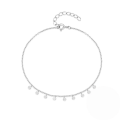 wholesale 925 Sterling Silver New Round Pendant Tassel Bracelet For Women,-0-4