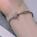 wholesale S925 moonstone butterfly basic bracelet hot-selling fresh accessories BSB113-0-1