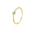 wholesale S925 Sterling Silver Petal Set With Zircon And Turquoise, A Minimalist European-style Accessory Collection-0-10