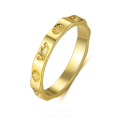 wholesale 18k Gold-plated S925 Sterling Silver Marine Series Ring For Women, Minimalist Index Finger Ring, Versatile And Premium-0-0