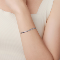 wholesale 925 Sterling Silver Snake Chain Anklet For Women Adjustable Herringbone Ankle Bracelet-0-3