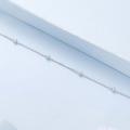 wholesale S925 sterling silver summer fine bead chain bracelet minimalist jewelry for women-0-2