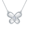 wholesale 925 Sterling Silver Butterfly Chain Bracelet With Zircon For Women-0-1