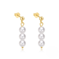 wholesale S925 Sterling Silver Mini Pearl Elegant Stud Earrings, Korean Style Small And Chic Fashion Trendy Design-0-0
