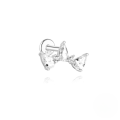 wholesale Sterling Silver With Rhinestones, Tassel, Threaded Flat-back Ear Bone Stud Earrings,。-0-4