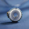 wholesale Sterling Silver S925 Magic Heart Spacer Bead Bracelet with Silicone Beads-0-3