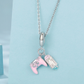 wholesale S925 sterling silver novelty game machine pendant charms beads jewelry accessories-0-2