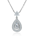 wholesale European American S925 Sterling Silver Brand Jewelry Set Earring Ring Necklace Bracelet-0-1