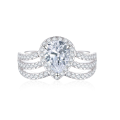wholesale S925 Sterling Silver Ring With Pear-shaped Cubic Zirconia Stone-0-0