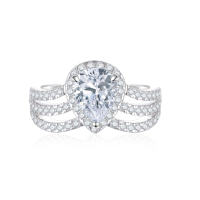 wholesale S925 Sterling Silver Ring With Pear-shaped Cubic Zirconia Stone-undefined