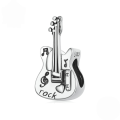 wholesale Sterling Silver Retro Bass S925 Beaded Bracelet Simple Artistic Music Charm-0-0