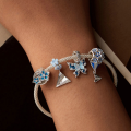 wholesale 925 Sterling Silver Blue Flower Butterfly Hot Air Balloon Cubic Zirconia Dangle Charms For Bracelets-0-4
