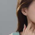 wholesale S925 Sterling Silver Korean-style Forest Butterfly Ear Studs For Women, Versatile, Fresh And Fashionable, Ideal For Sensitive Ears, Small And Exquisite-0-1