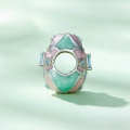 wholesale S925 sterling silver Easter egg beads DIY bracelet charms parts BSC781-0-2