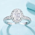 wholesale Sterling Silver Ring With 15ct Cubic Zirconia Classic Pigeon-blood Style-0-4