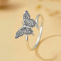 wholesale 925 Sterling Silver Vintage Butterfly Stud Earrings For Women Jewelry Gift-0-1