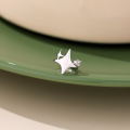 wholesale 925 Sterling Silver Single Star Ear Clips For Women-0-2