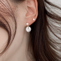wholesale 925 Sterling Silver Luxury Super Sparkling Zircon-studded Earrings, Korean Style Hot-selling Designer Earrings For Women-0-3