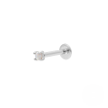 wholesale S925 Sterling Silver 18g Flat Head Push-pin Cartilage Ear Stud, Popular In Europe And America For Ear Piercing-0-19