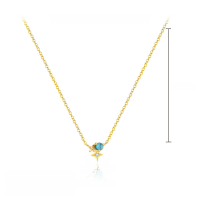 wholesale S925 Sterling Silver，，，。-A3934-Gold 925 Silver