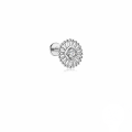 wholesale S925 Sterling Silver Flat-back Push-piercing Exquisite Zircon Earrings, European-american Style-0-19