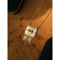 wholesale S925 Sterling Silver Women's Evil Eye Tassel Necklace-0-1