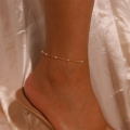 wholesale S925 Sterling Silver Minimalist Pearl Anklet, A Chic And Versatile Korean-inspired Accessory-0-2