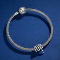 wholesale 925 Sterling Silver Halloween Skeleton Finger Beads Charms for Jewelry Making-0-3