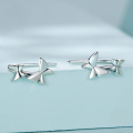 wholesale 925 Sterling Silver Butterfly Drop Earrings For Women Jewelry Gift-0-4