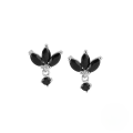 wholesale S925 Sterling Silver Marquise Zircon Stud Earrings, Cross-border Best-selling Trendy Creative Ins Style-0-4