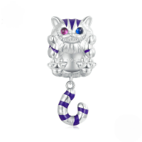 wholesale 925 silver beads fantasy cat charm bracelet jewelry wholesale-undefined